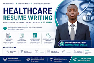 write an ats healthcare and medical resume