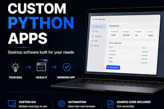 build a custom python desktop application with gui