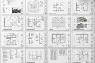 design architectural plans, permit drawings and 3d design