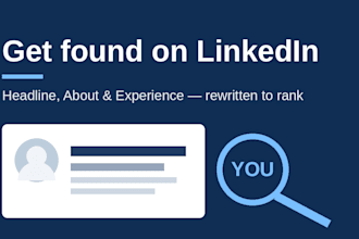 optimize your linkedin profile headline, about section, and experience