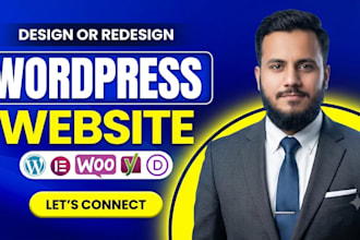 build a wordpress website as an expert wordpress developer