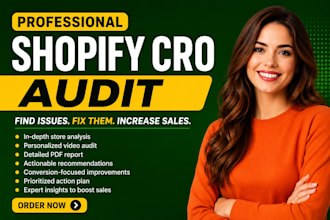 do a shopify cro audit to increase conversions and revenue