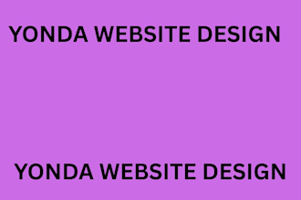 design yonda website for food restaurant