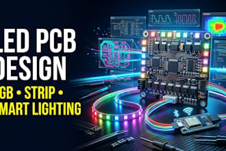 design compact led pcb, strip lighting pcb and rgbs led design