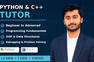 tutor you in python and cpp from beginner to advanced