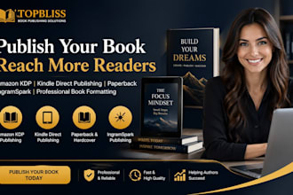 publish your book on amazon KDP, kindle direct publishing, and paper back format