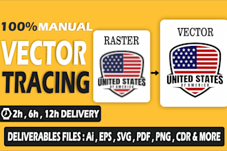 convert ai image to vector, vector tracing 1 hour