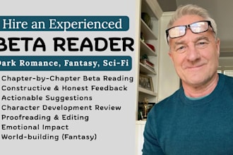 beta read romance, horror, thriller, middle grade cozy mystery, fantasy novel