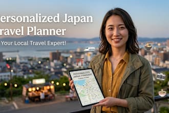 create a personalized japan travel itinerary and trip plan