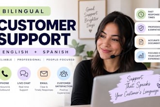 provide bilingual english and spanish customer support
