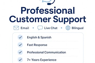 be your customer support agent for email and live chat