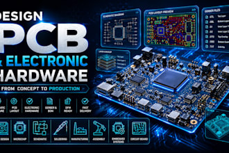 design pcb and electronic hardware from concept to production