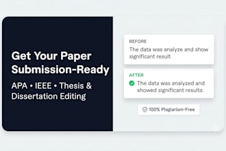 edit and format your research paper for ieee, apa, or journal submission