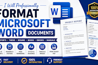 professionally format microsoft word documents