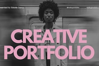 design a modern and professional powerpoint or canvas design