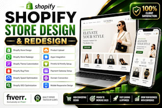 custom shopify solutions design dropshipping store ecommerce