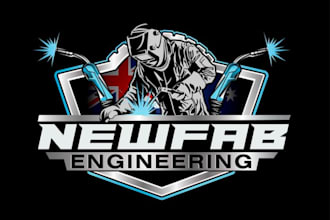 make traditional consulting rig welder logo for your brand