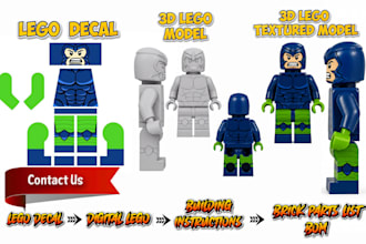 design a custom lego moc, minifigure, technic bike, car, ship with instruction