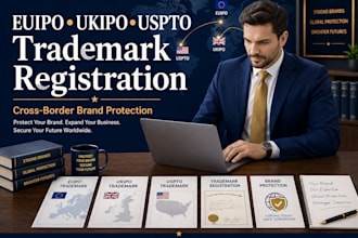 register your trademark in euipo, ukipo uspto dpma to prevent infringement