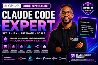 be your claude code specialist claude code setup expert claude code fix