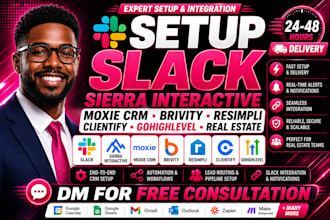 slack sierra interactive moxie crm brivity resimpli clientify ghl real estate