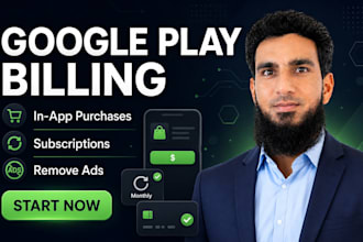 fix and integrate google play billing, in app purchases, and subscriptions