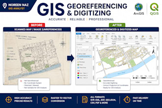 georeference digitize convert and edit gis maps in arcgis