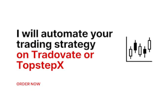 automate your trading strategy on tradovate or topstep x