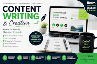 write write website content