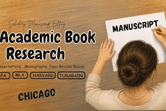 edit your academic research book manuscript and for scholarly press publication
