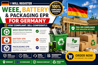 register weee, battery and packaging epr for germany