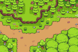 create 8bit 16bit isometric pixel art top down tileset tilemap rpg game assets