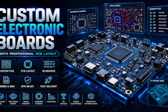 design custom electronic boards with professional pcb layout