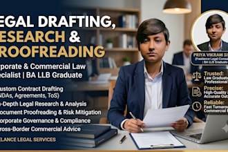 do iegal research, contract drafting, and legal proofreading