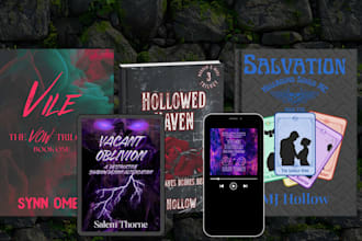 create a stunning book cover for your work