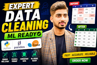 automate excel CSV data cleaning with python pandas and numpy scripts