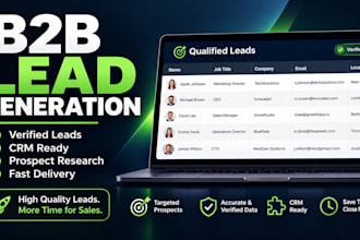 generate targeted b2b leads with verified contact details