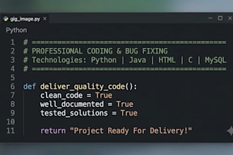 help with simple python, java or HTML beginner coding tasks