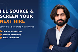 be your virtual recruiter for sourcing and screening candidates