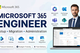 be your microsoft 365 engineer for setup, migration, and administration
