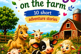 create custom childrens storybook illustrations for KDP