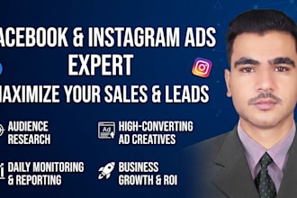 run high converting facebook ads campaign and instagram ads