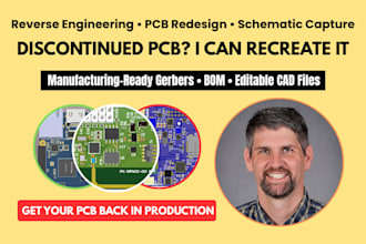 reverse engineer, redesign and recreate your discontinued pcb