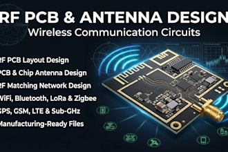 design rf pcb, antenna and wireless communication circuits
