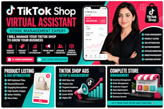 your tiktok shop virtual assistant and store manager
