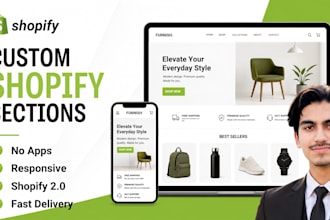 create custom shopify liquid sections and blocks without any app