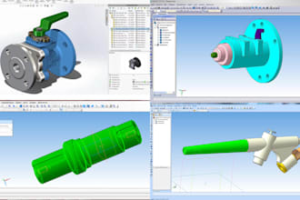 3d cad modeling solidworks mechanical parametric design rendering ansys print