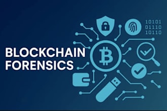 conduct blockchain forensic analysis and wallet tracing
