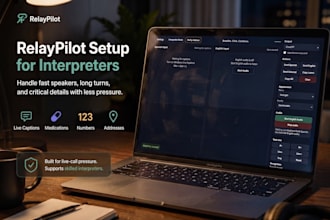 set up an ai assistant for interpreters handling fast speakers