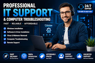provide professional IT support and computer troubleshooting